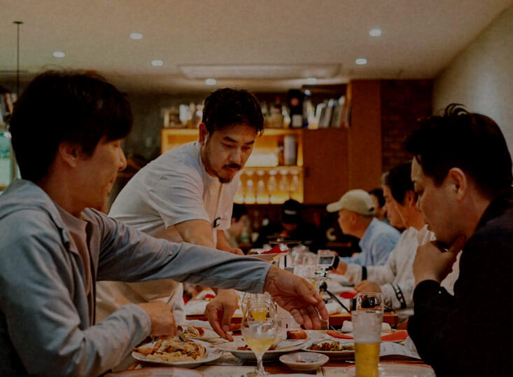 店主提供シーン